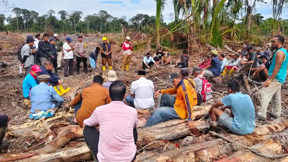 DPRD Lingga Tinjau Konflik Lahan Warga Pekaka dan PT CSA, Situasi Sempat Memanas