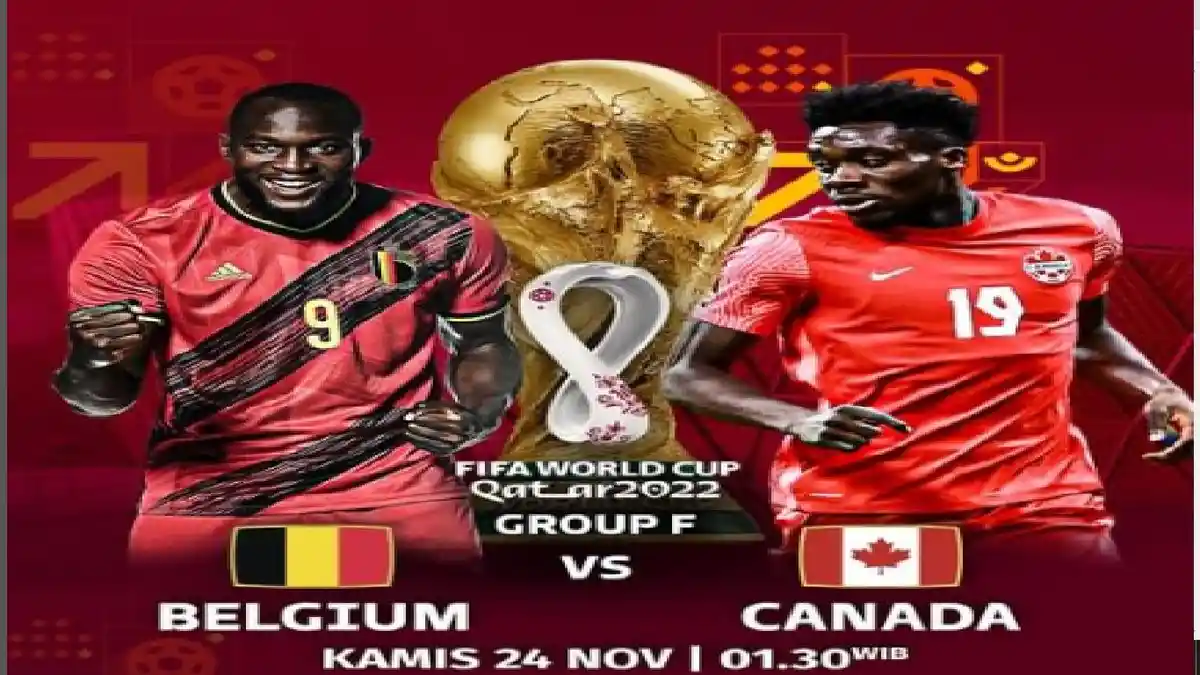 Prediksi dan Link Live Streaming SCTV Belgia vs Kanada, Hasil Piala Dunia 2022 Kick Off 02.00 WIB