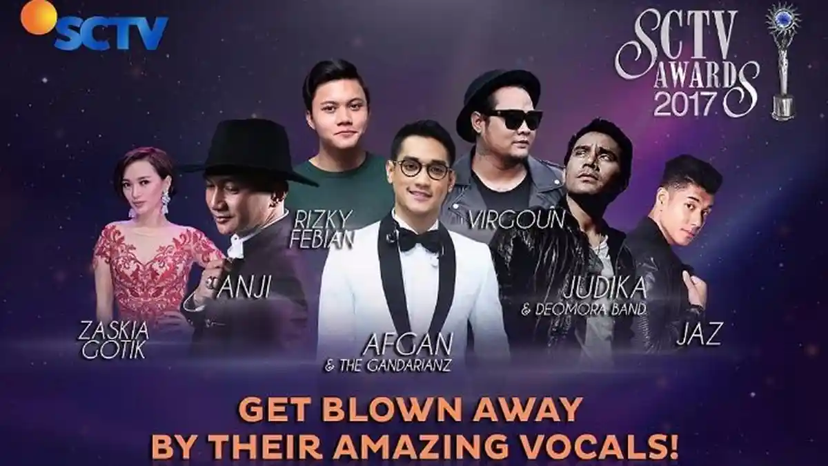 Daftar Lengkap Pemenang SCTV Awards 2017, Pasangan Ini Jadi Paling Ngetop