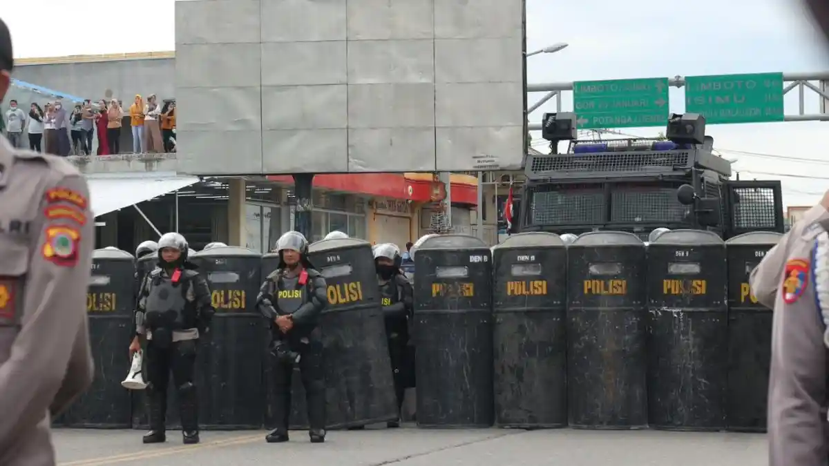 Amankan Demo 11 April, Kapolda Gorontalo Instruksikan Personelnya tak Bawa Senjata Api