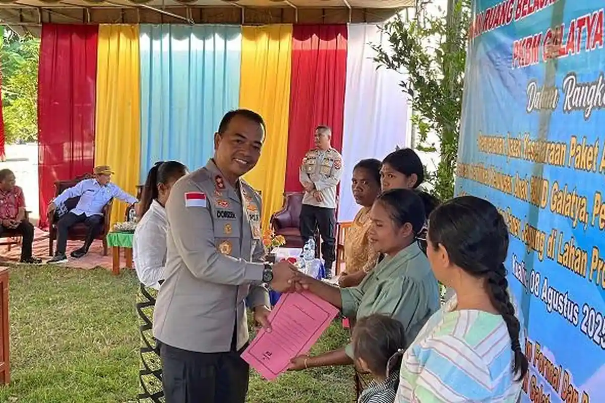 Kapolres TTS Apresiasi Aipda Yeskial Atas Inisiatif Mendirikan PKBM Galatya