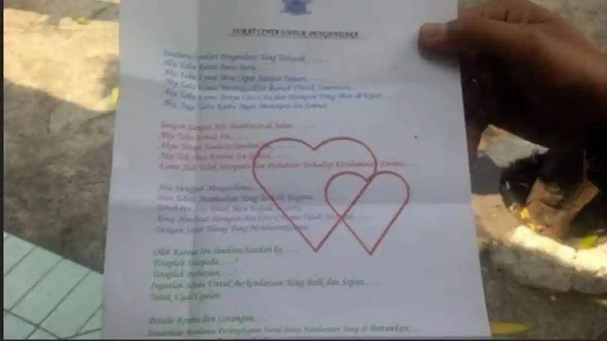 Ini Surat Cinta dari Sahabatmu, Satlantas Polres Jakarta Barat