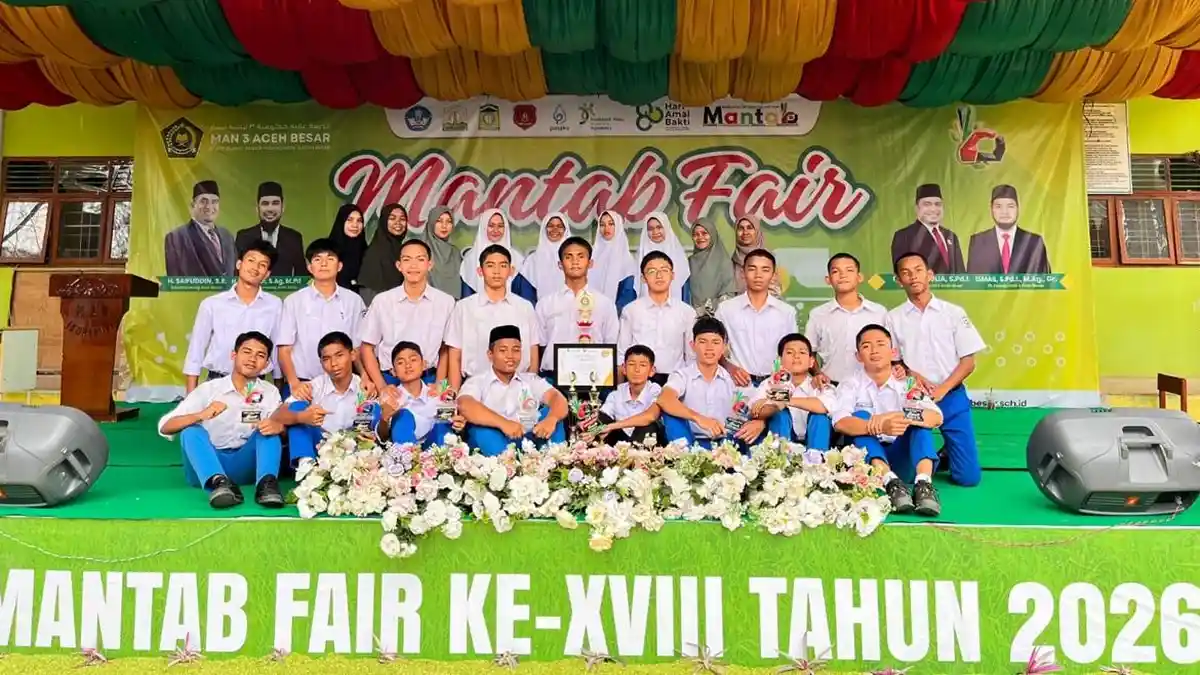 MTsS Tgk Chiek Oemar Diyan Aceh Besar Juara Umum MANTAB Fair, Ini Juaranya