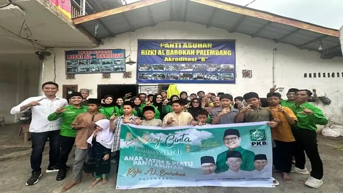 DPW PKB Sumsel Santuni 5 Panti Asuhan di Palembang dan Banyuasin