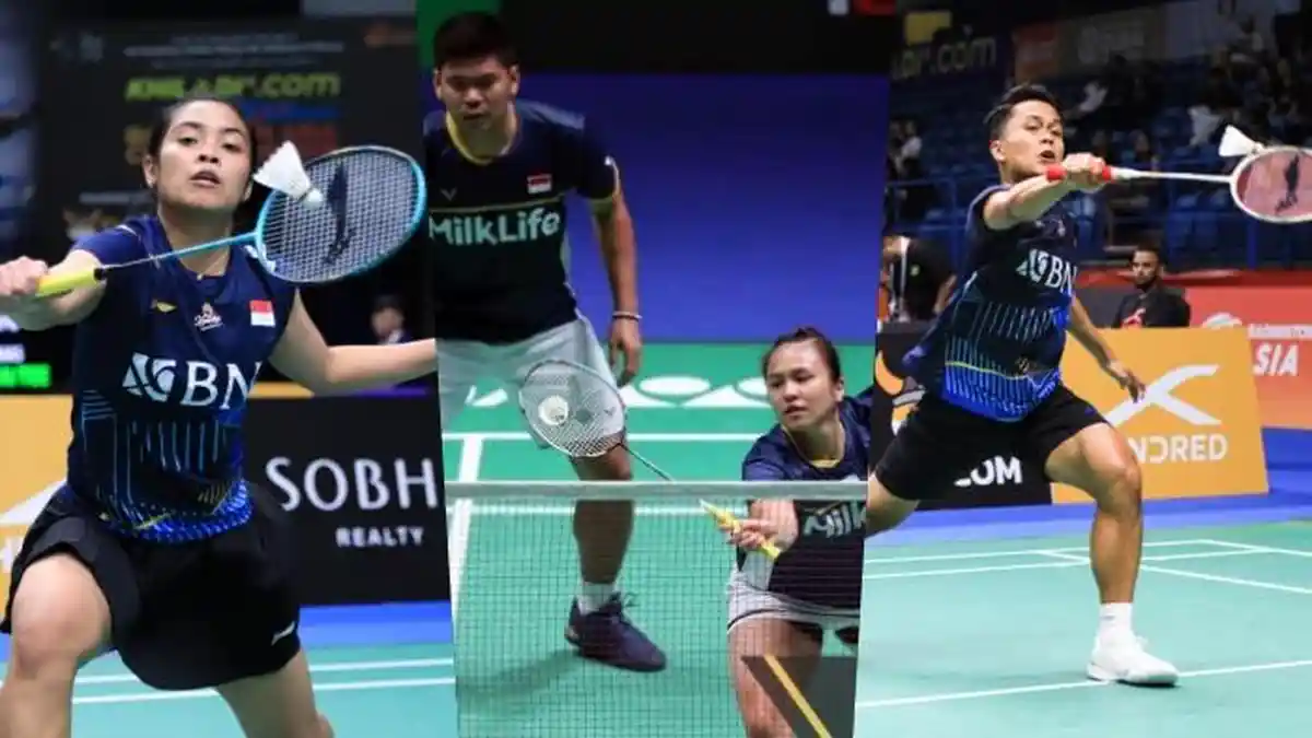 Jadwal Badminton Asia Championships 2023 Hari Ini, PraMel, Gregoria dan Ginting vs China, Live TVRI