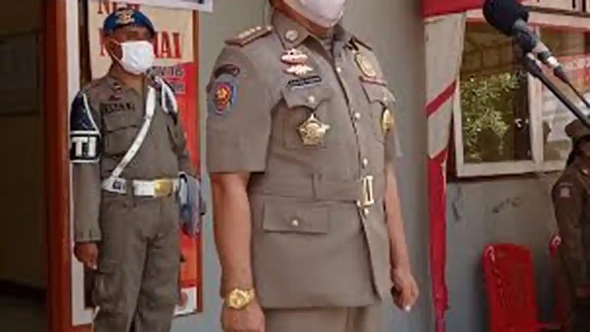 Kasat Buang Irup 3 HUT Bersama Anggota dan Linmas