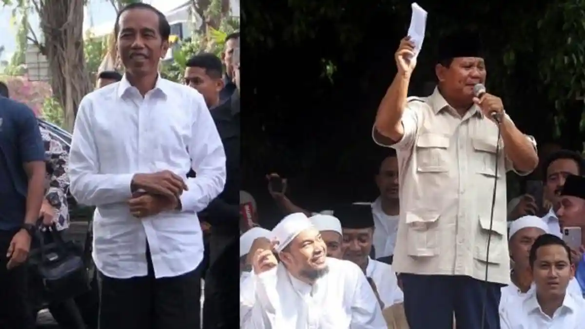 Pergerakan Kedua Paslon Setelah Pemilu: Jokowi Temui Relawan, Prabowo Deklarasi, Maruf Amin ke Sandi