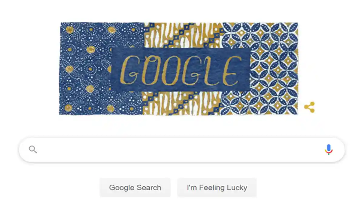 Batik Day - Google Doodle Rayakan Hari Batik Nasional 2019, Diperingati Sejak Tahun 2009