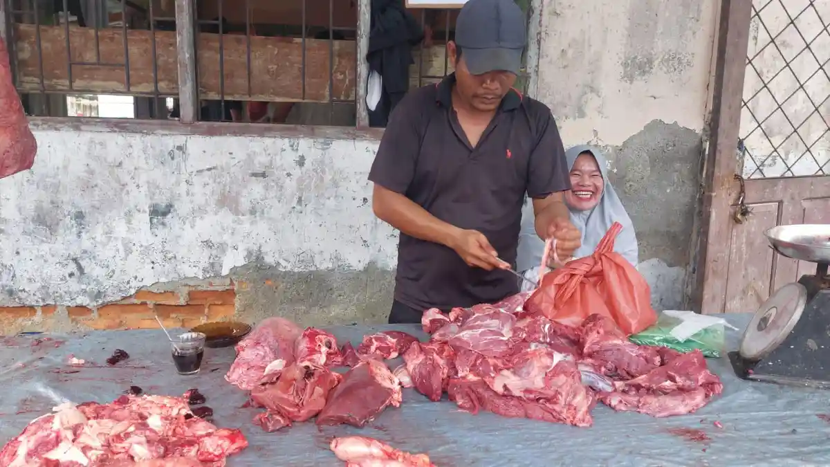 Harga Daging Meugang di Simeulue Rp 170 Ribu/Kilogram