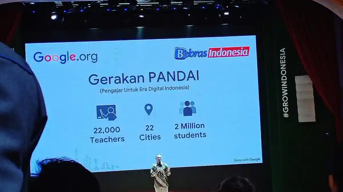 Google Donasikan Rp 13,6 Miliar untuk Latih 22 Ribu Guru