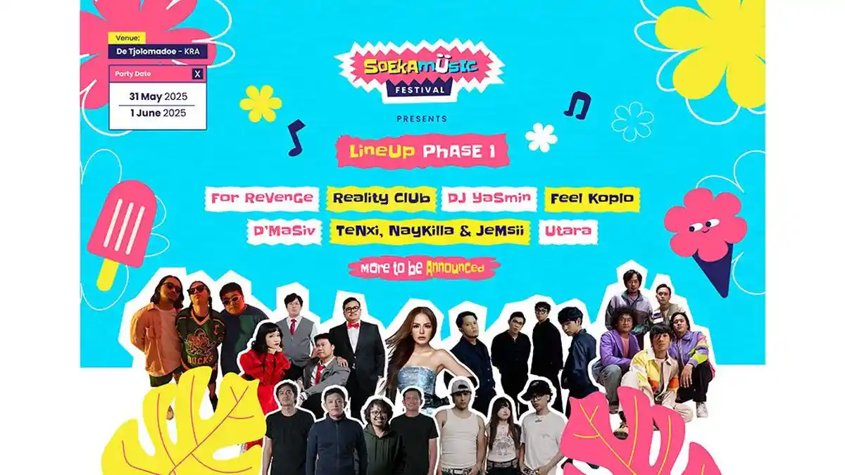 Soeka Music Festival Hadir di De Tjolomadu, Dmasiv hingga DJ Yasmin ...