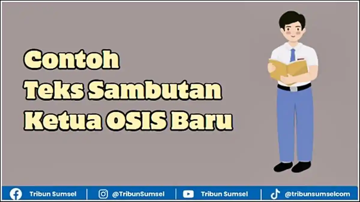 Contoh Teks Sambutan Ketua OSIS Baru, Kata-kata Singkat Usai Terpilih