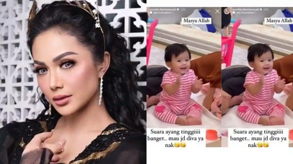 Ameena Calon Diva Penerus Krisdayanti, Aurel Hermansyah Kaget Sang Anak Miliki Suara Tinggi