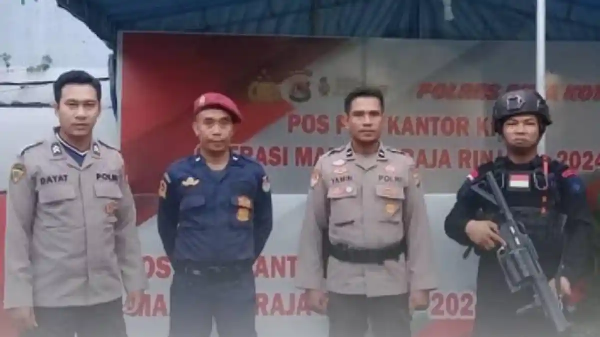 Pastikan Logistik dan Data Pilkada Aman, Polres Bima Kota Perketat Pengamanan di Kantor KPU