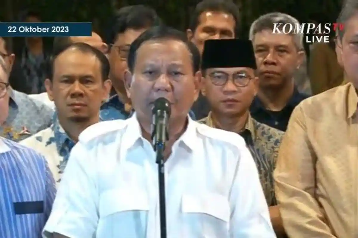 BREAKING NEWS: Prabowo Subianto Resmi Umumkan Gibran Rakabuming Cawapresnya