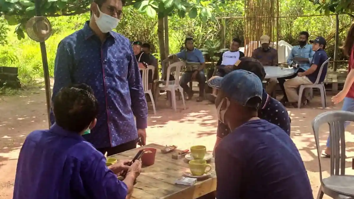 Calon Bupati Bintan Apri Sujadi dan Wakilnya Gagas Program Gerbang Kampung, Ini Tujuannya