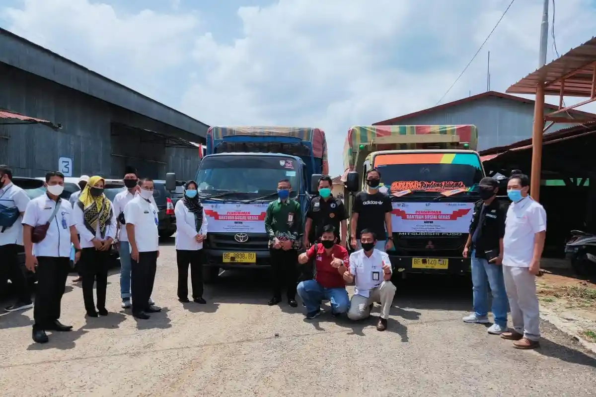 50.880 KPM PKH Terdampak Covid-19 di Lampung Utara Dapat Bantuan Sosial Beras dari Kemensos RI