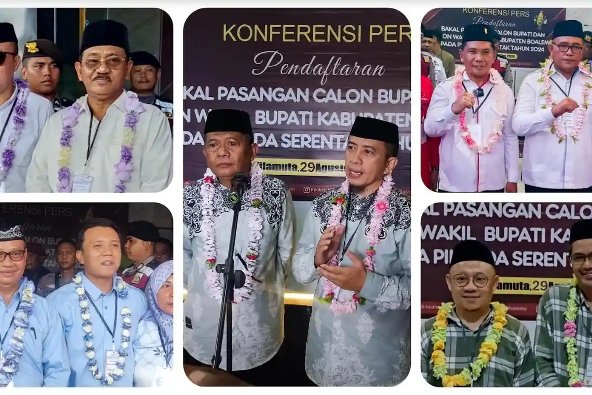 KPU Boalemo Umumkan Lima Bapaslon Cabup-Cawabup Lolos Administrasi Pilkada Gorontalo