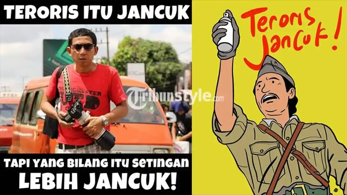 Deretan Ekspresi Murka Khas Arek Suroboyo, Kampungnya Diobok-obok Teroris Lewat #TerorisJancuk