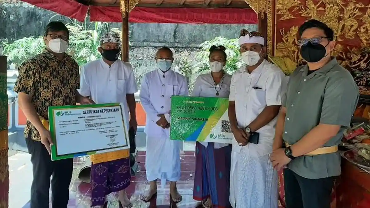 BPJS Ketenagakerjaan Berikan Perlindungan Kepada Pemuka Agama Hindu di Balikpapan