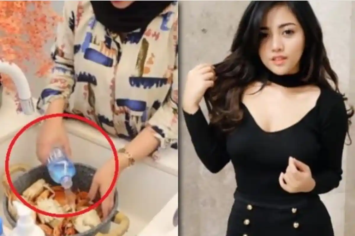 Rachel Vennya Cuci Kepiting Pakai Air Mineral Seharga Rp 600 Ribu, Netizen Menjerit: Bener Sultan!