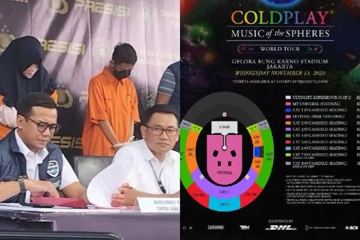 SOSOK Pasutri Penipu Jastip Tiket Konser Coldplay, Berhasil Tipu 60 Orang & Raup Untung Ratusan Juta
