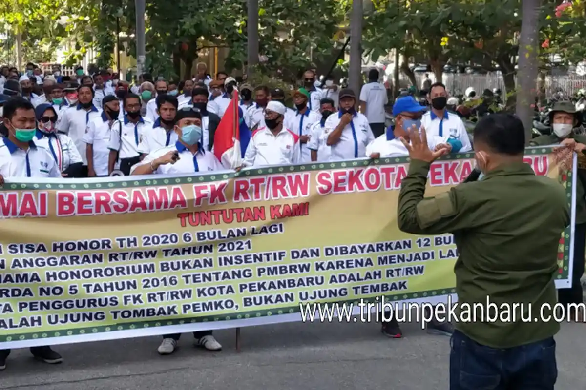 Pemko Pekanbaru Sudah Anggarkan Insentif Bagi RT dan RW Untuk Tahun 2021