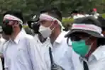 Perangkat Desa Demo Terkait Perpres Dana Desa