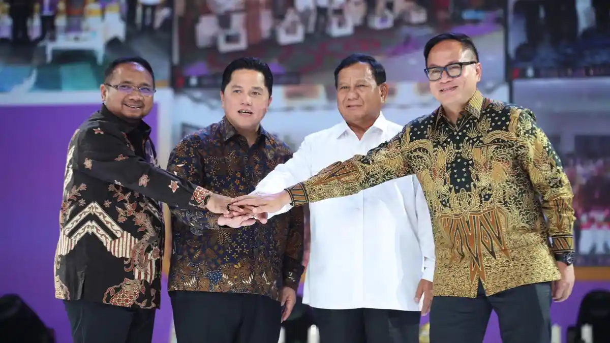 Prabowo dan Erick Thohir Ibarat Kereta Api, Yaqut Cholil: Tabrak yang Menghadang, Berhenti di Tujuan
