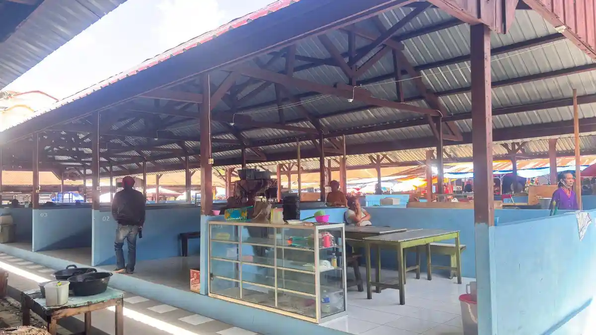 Aturan Baru di Pasar Sentral Makale Dicueki, Pedagang: Barang Sering Hilang