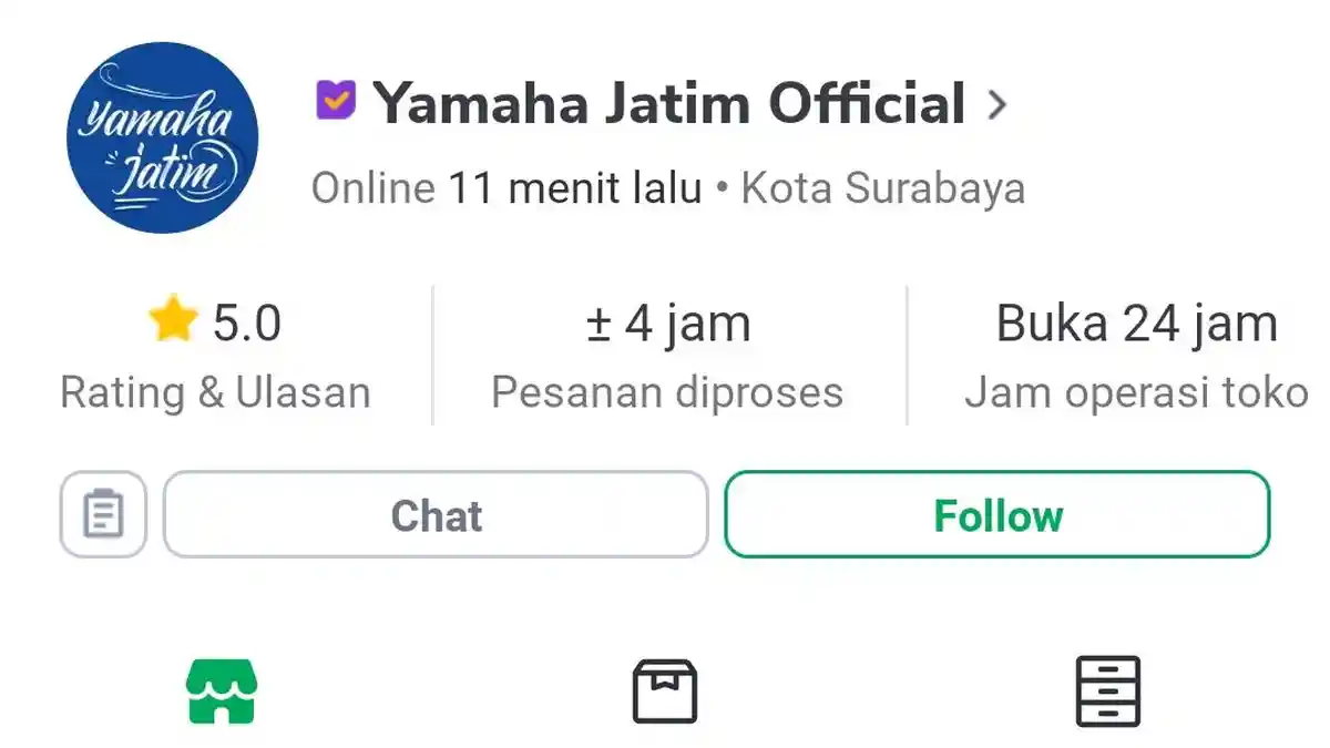 Beli Motor Yamaha di Jatim Bisa Secepat Kilat & Dapat Diskon, STSJ: Lewat Tokopedia