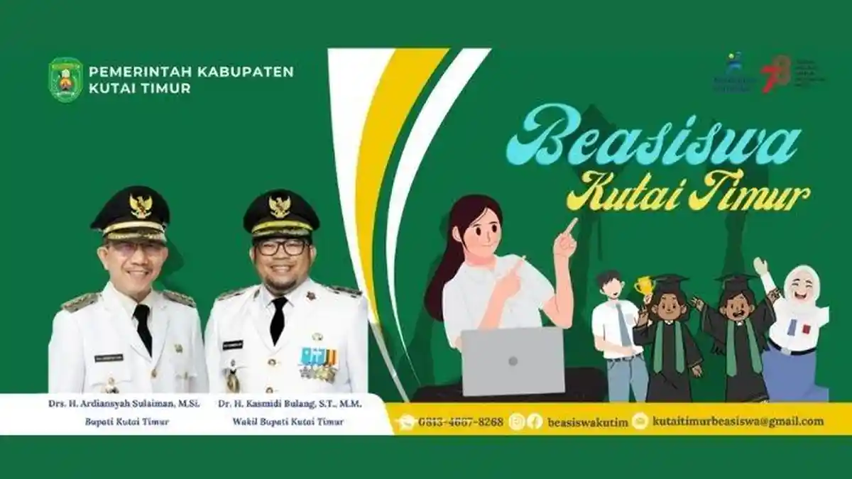 Link Pendaftaran Beasiswa Kutai Timur 2023 yang Masih Dibuka untuk Pelajar SMA dan Mahasiswa D1-S2