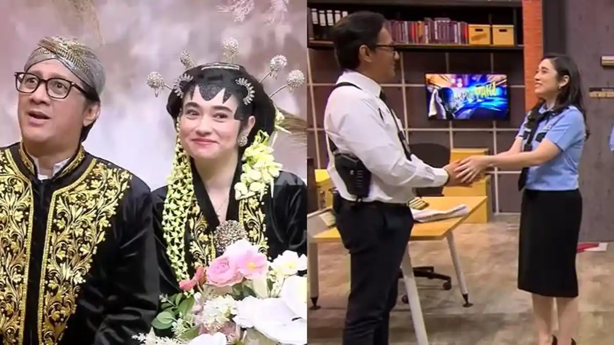 5 Potret Kebersamaan Andre Taulany dan Amanda Rigby yang Diisukan Dekat, Pernah Akting Jadi Manten!
