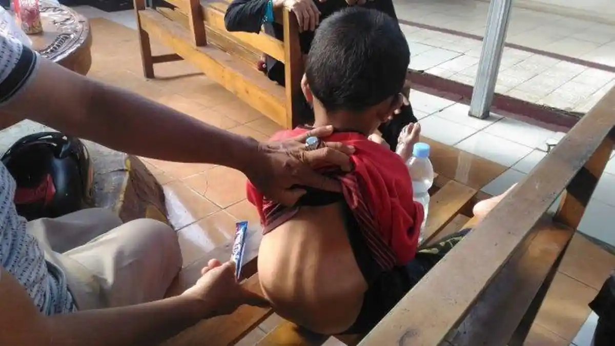 Ayah Tiri yang Menyiksanya Masuk Penjara, Bocah Lampung Ini  Mengaku Senang