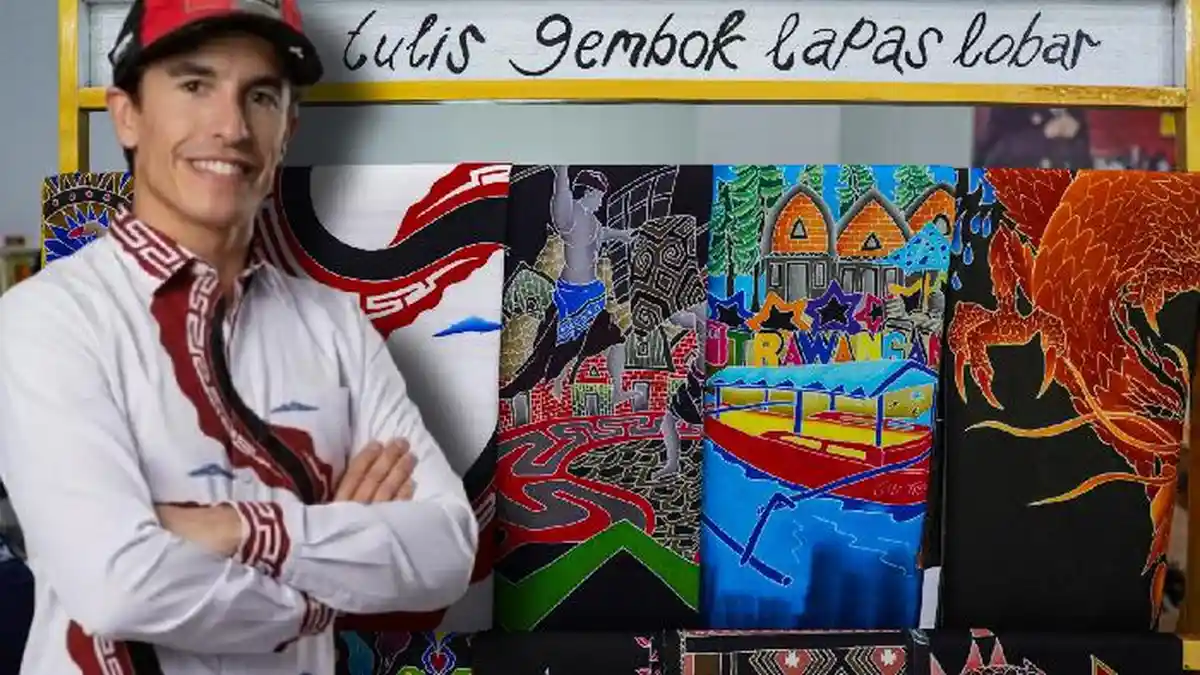 Dari Tangan Pembuat Tato, Batik Indah Motif Sirkuit Mandalika Tercipta di Lapas Lombok Barat