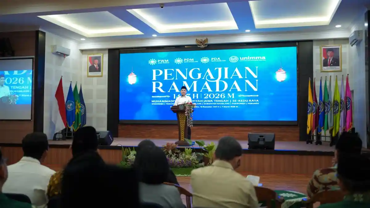Wamen P2MI Ingatkan Tradisi Keilmuan Muhammadiyah dalam Pengajian Ramadan Kedu Raya di UNIMMA