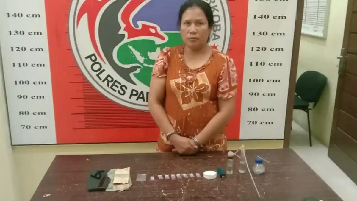 Edarkan Sabu, Narkoba Polres Palas Ciduk Wanita di Desa Bulu
