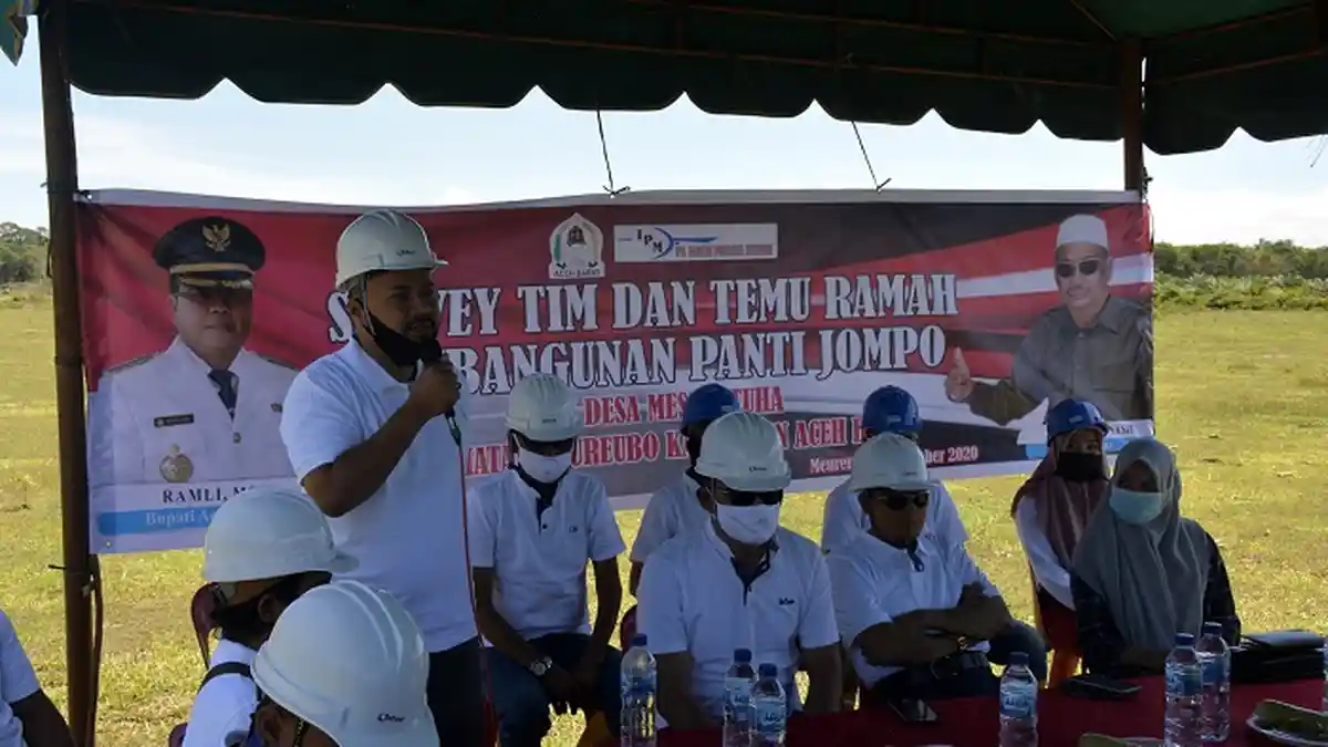 IPN Survei Lokasi Pembangunan Rumah Panti Jompo di Aceh Barat