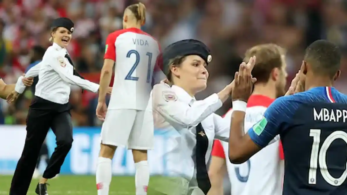 Wanita Penerobos Laga Final Piala Dunia 2018 itu Ternyata Personel Band Punk