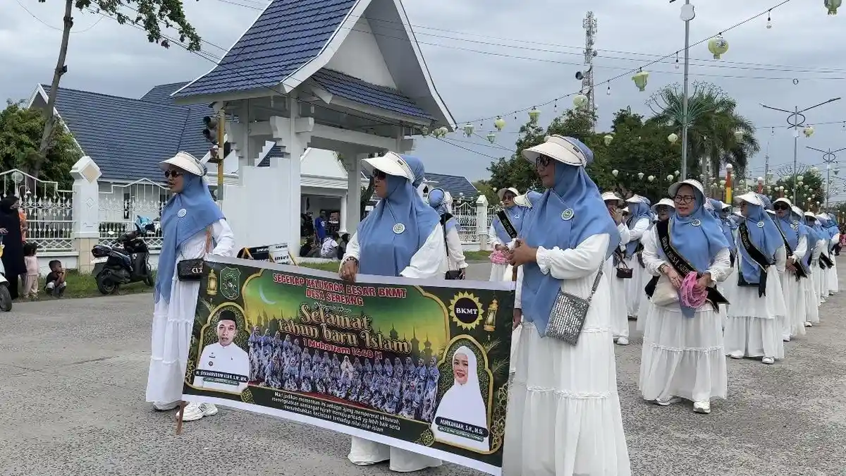 Pawai 1 Muharram Semarak di Sidrap, Bupati Ajak Masyarakat Teladani Semangat Hijrah