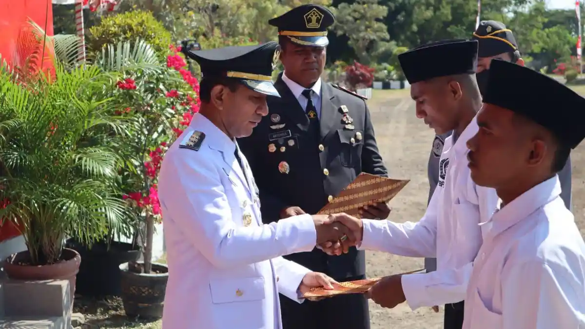108 Narapidana Rutan Maumere Terima Remisi di HUT ke- 79 RI