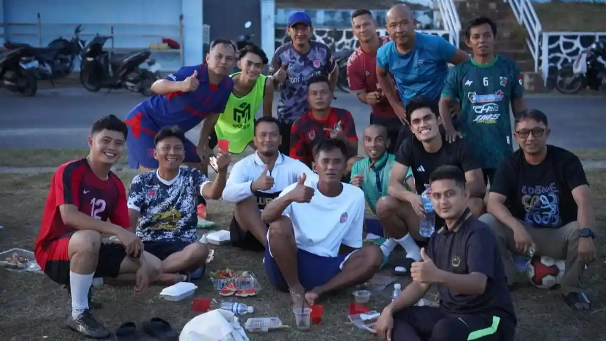 Ramadhan Sananta Pulang Kampung ke Lingga, Sempatkan Latihan Bersama Tim Hore-Hore di Dabo