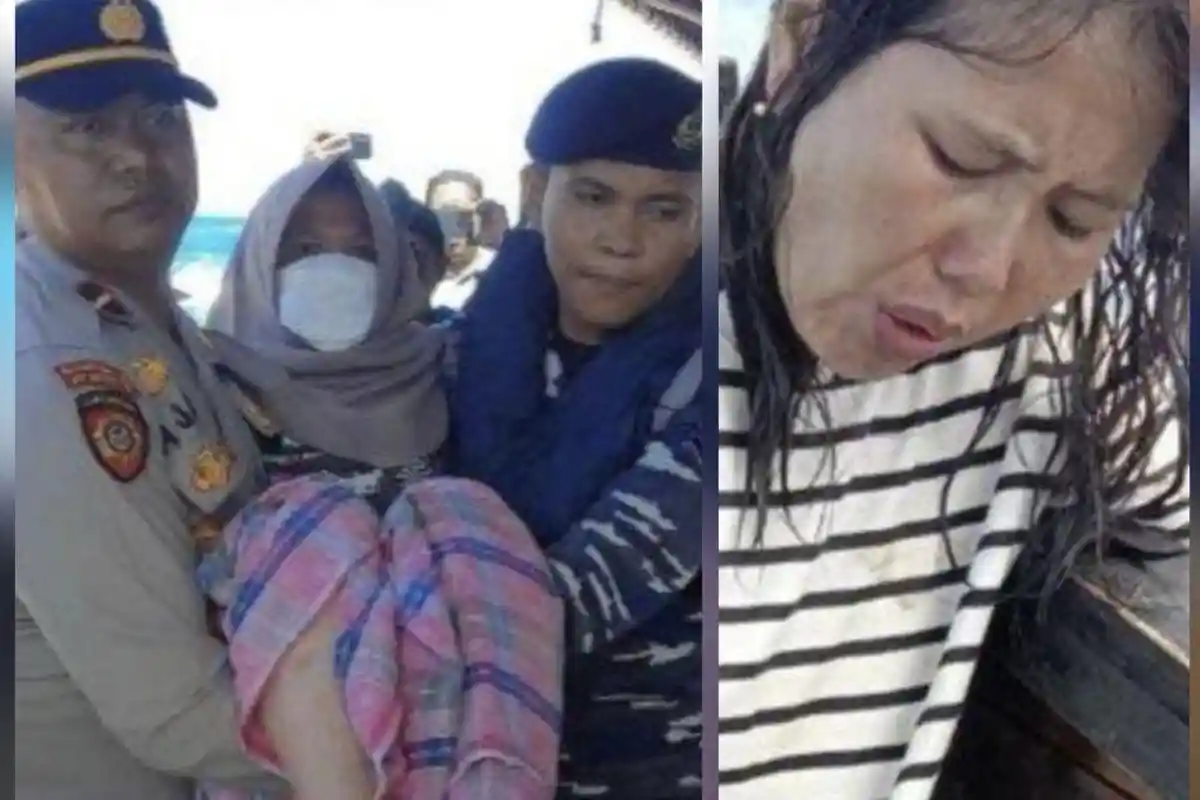 Viral Wanita Melopat ke Laut di Aceh, Ditemukan Selamat Setelah 17 Jam Terombang-ambing