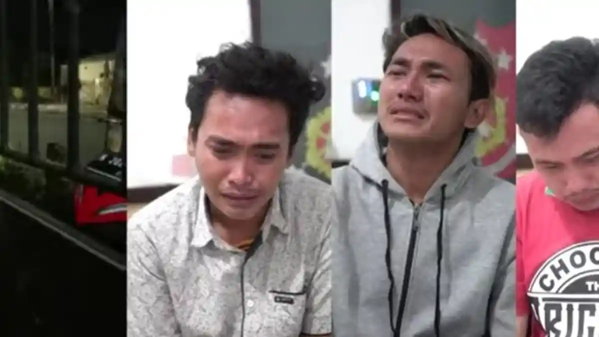 Usai Hina Satgas Covid-19, 3 Pemuda Ini Minta Maaf Sambil Menangis di Kantor Polisi