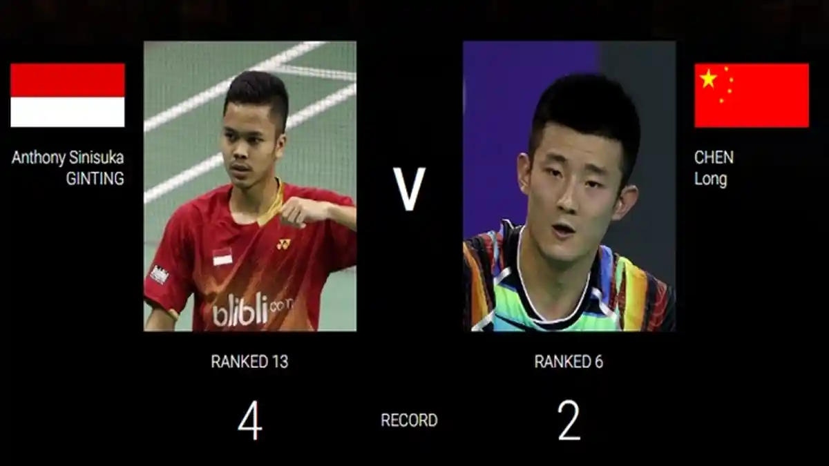 China Open 2018 : Jadwal Lengkap dan Link Live Streaming Anthony Ginting vs Cheng Long
