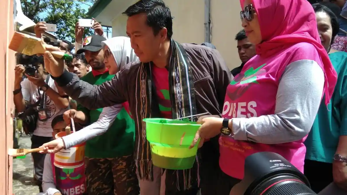 Ada Mural Kebangsaan di Konbes Fatayat NU