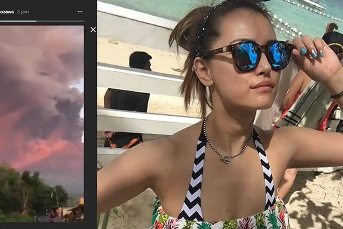 Maria Ozawa Unggah Insta Story Soal Gunung Agung, Miyabi Fix Sudah Berada di Bali?