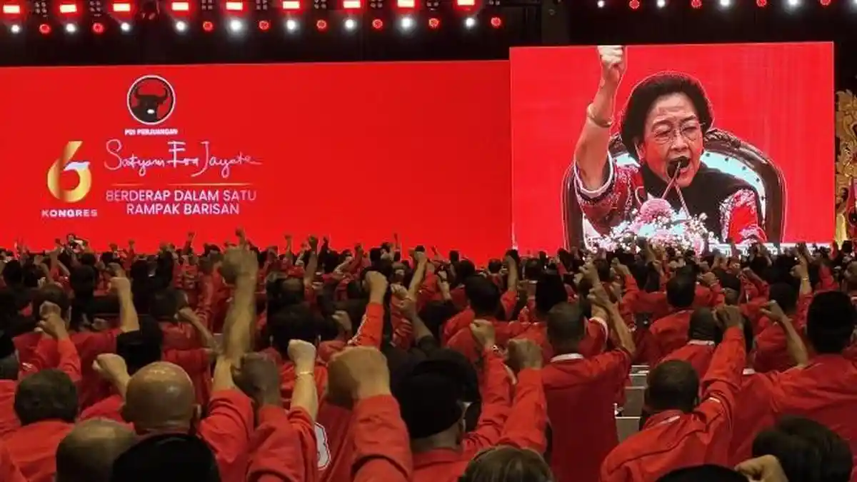 Megawati Tutup Kongres, Ini Sikap PDIP terhadap Pemerintahan Prabowo-Gibran