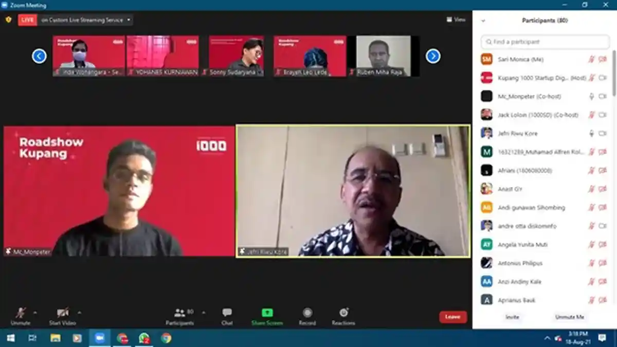 GerNas 1000 Startup Digital Kemenkominfo Dikenalkan di Kota Kupang