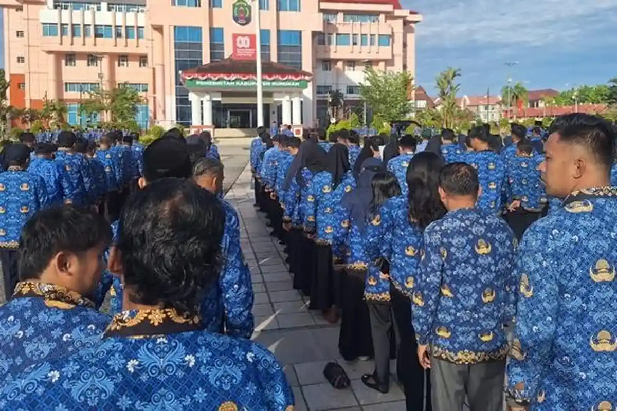 Wabup Hermanus Tekankan Percepatan Realisasi Anggaran dalam Apel KORPRI Pemkab Nunukan